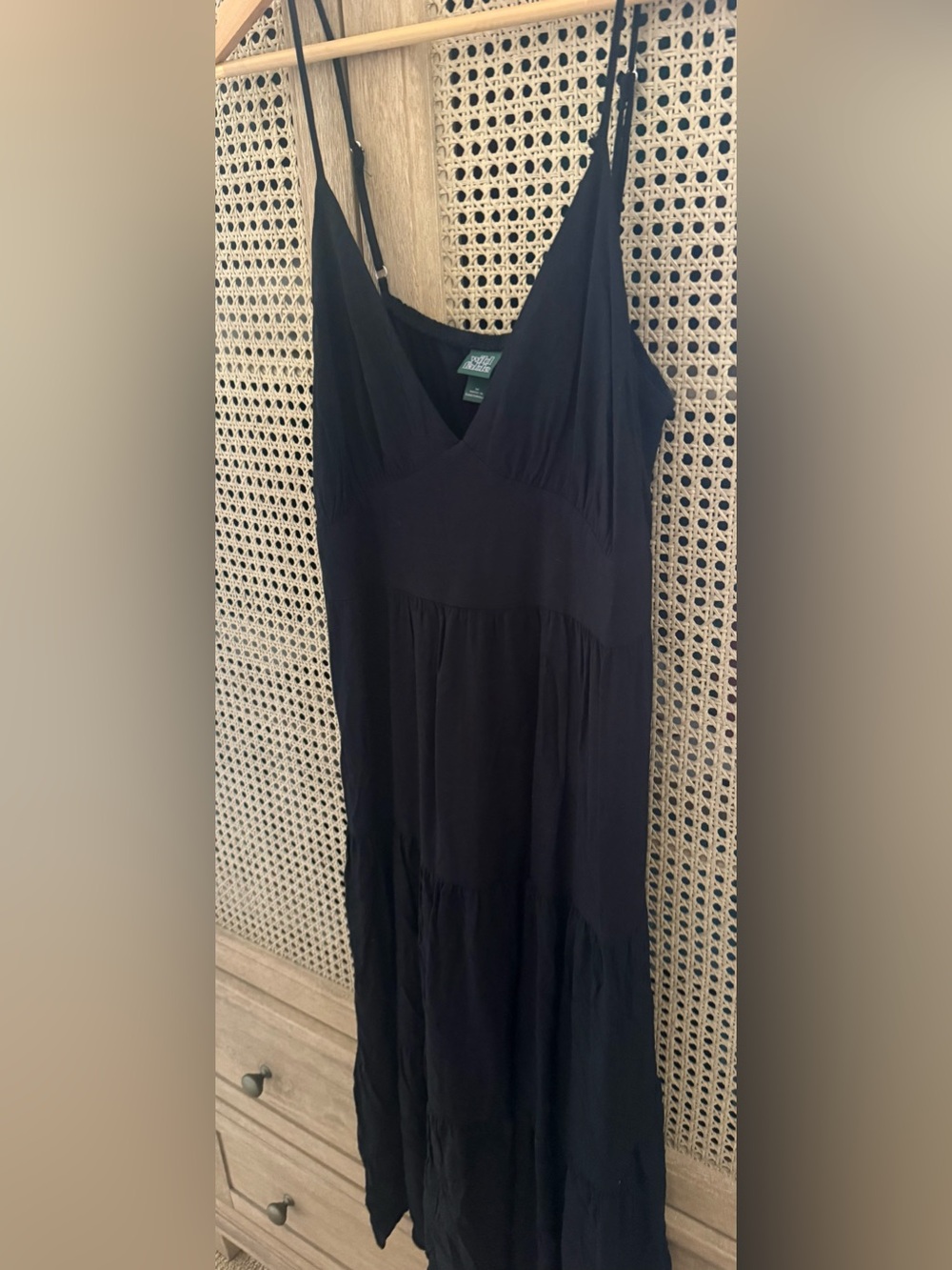 wild fable Black Maxi Slip Dress